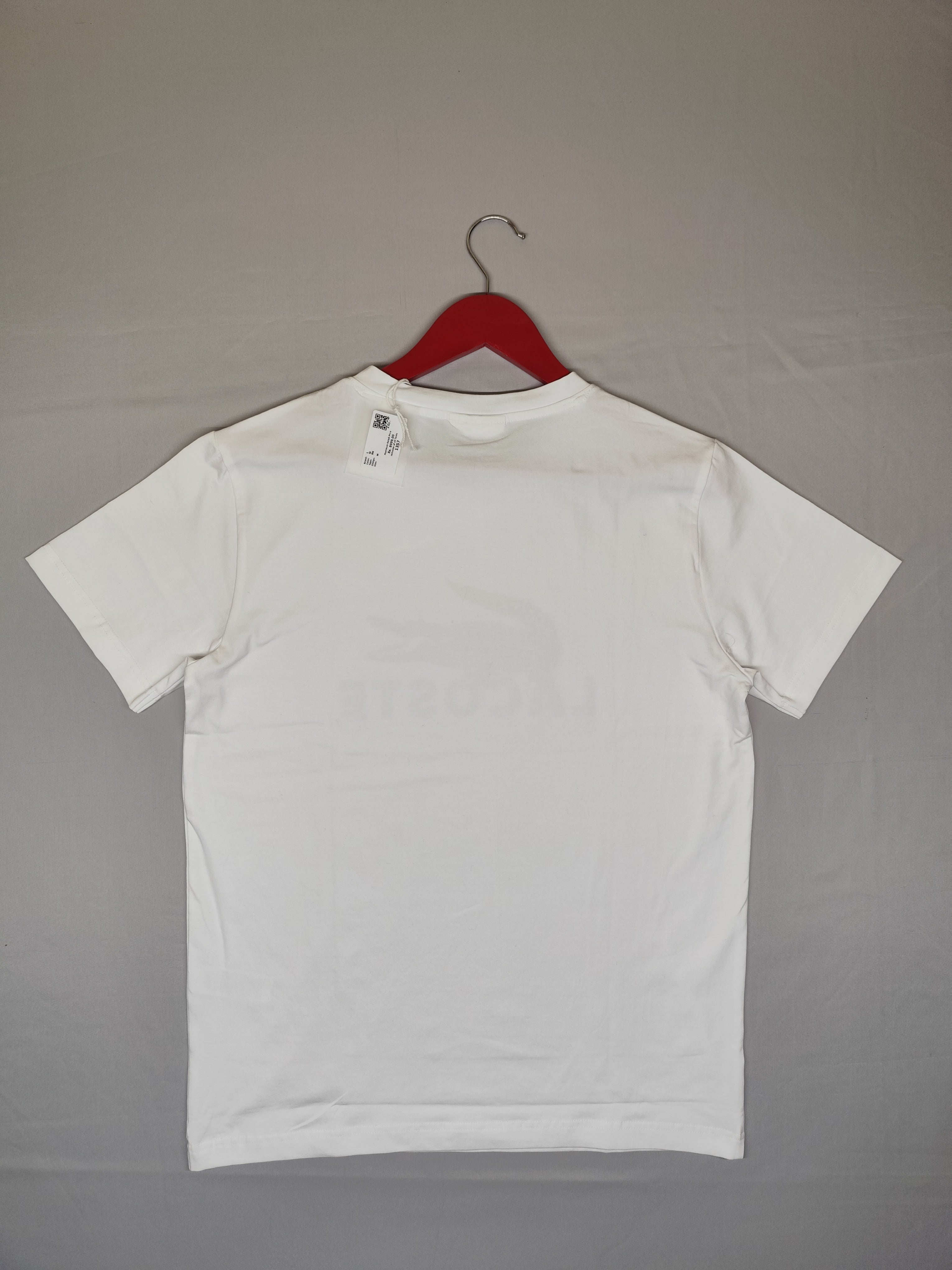 LACOSTE-ROUND NECK-WHITE-1357-Regular Fit