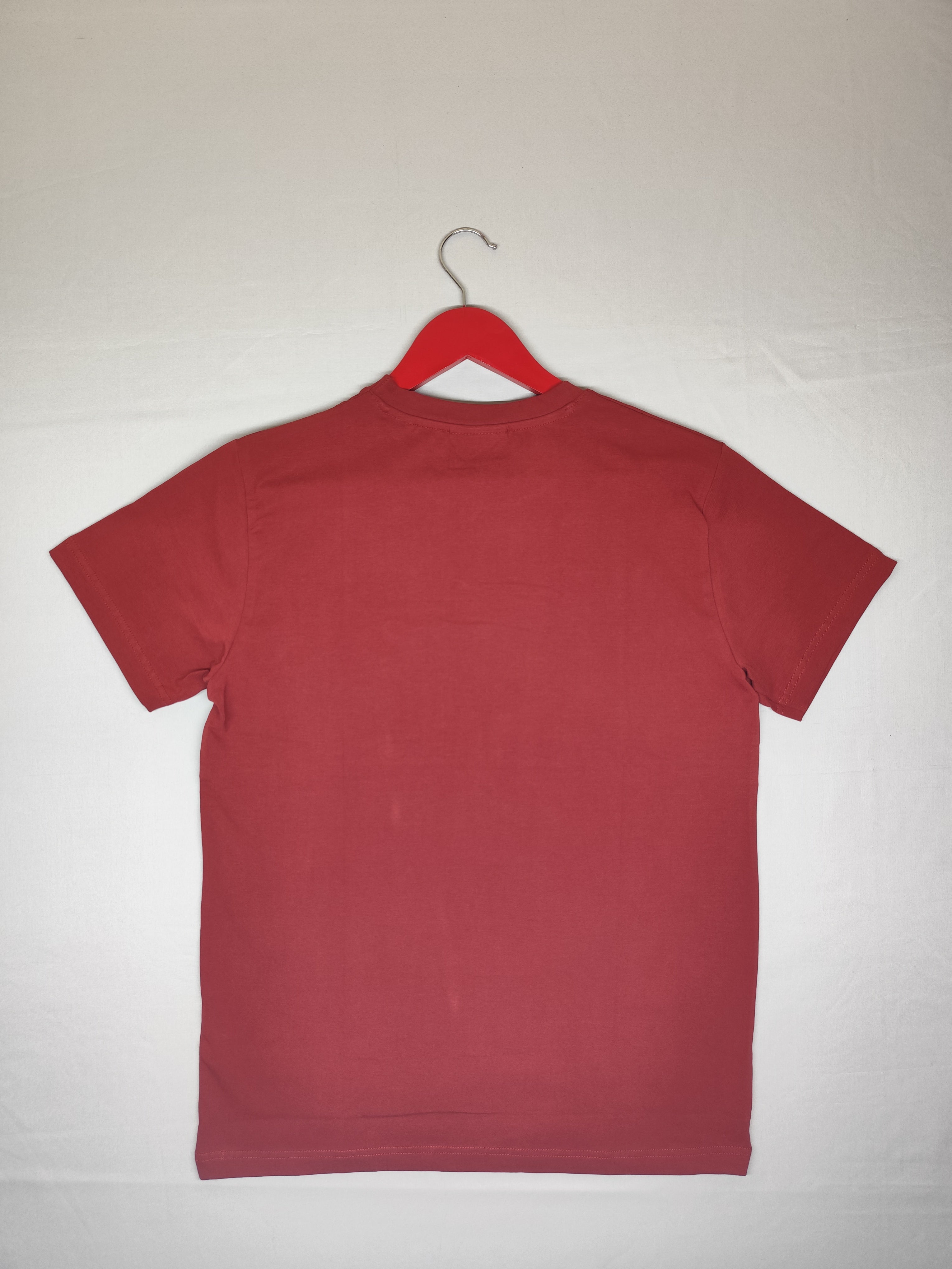 LACOSTE-ROUND NECK-MAROON-1351-Regular Fit