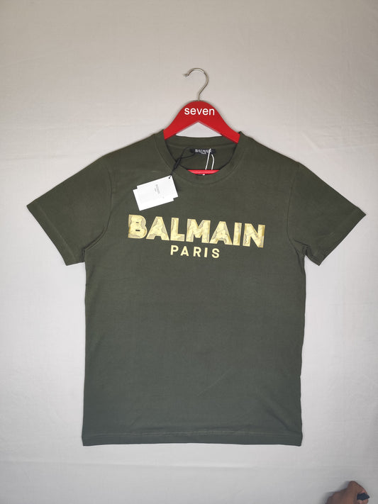 BALMAIN-ROUND NECK-OLIVE-1333-
