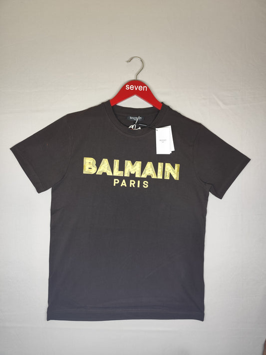 BALMAIN-ROUND NECK-BROWN-1327-