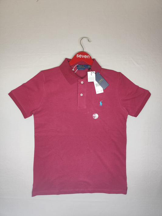 POLO RALPH RURAL-POLO T SHIRT-PINK-1264-CLASSIC FIT