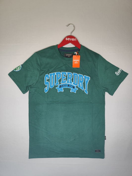 SUPERDRY-ROUND NECK-GREEN-1059-
