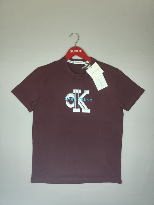 CALVIN KLEIN-ROUND NECK-MAROON-1049-
