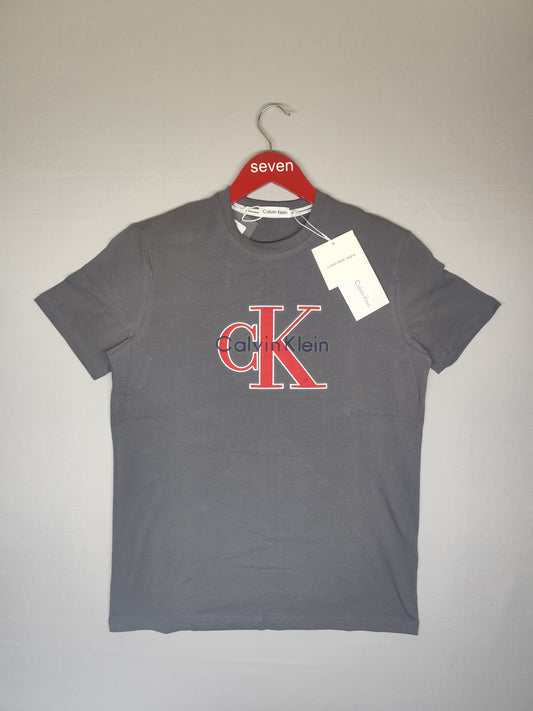 CALVIN KLEIN-ROUND NECK-GREY-1046-
