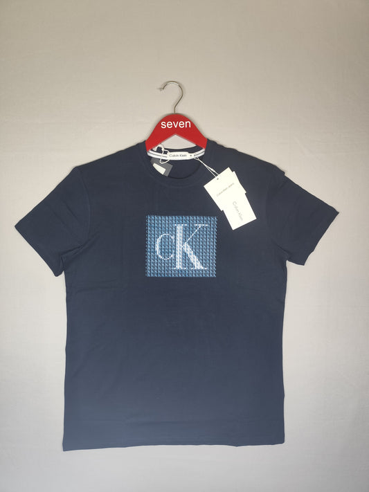 CALVIN KLEIN-ROUND NECK-NAVY-1043-