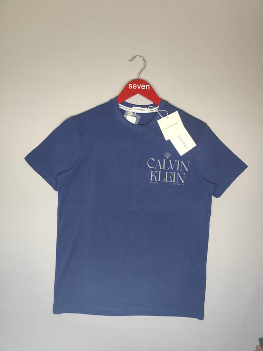 CALVIN KLEIN-ROUND NECK-NAVY-1031-