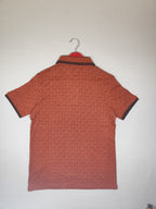 MICHAEL KORS-POLO T SHIRT-RUST-1008-