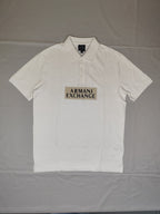 ARAMANI EXCHANGE-POLO T SHIRT-WHITE-1386-