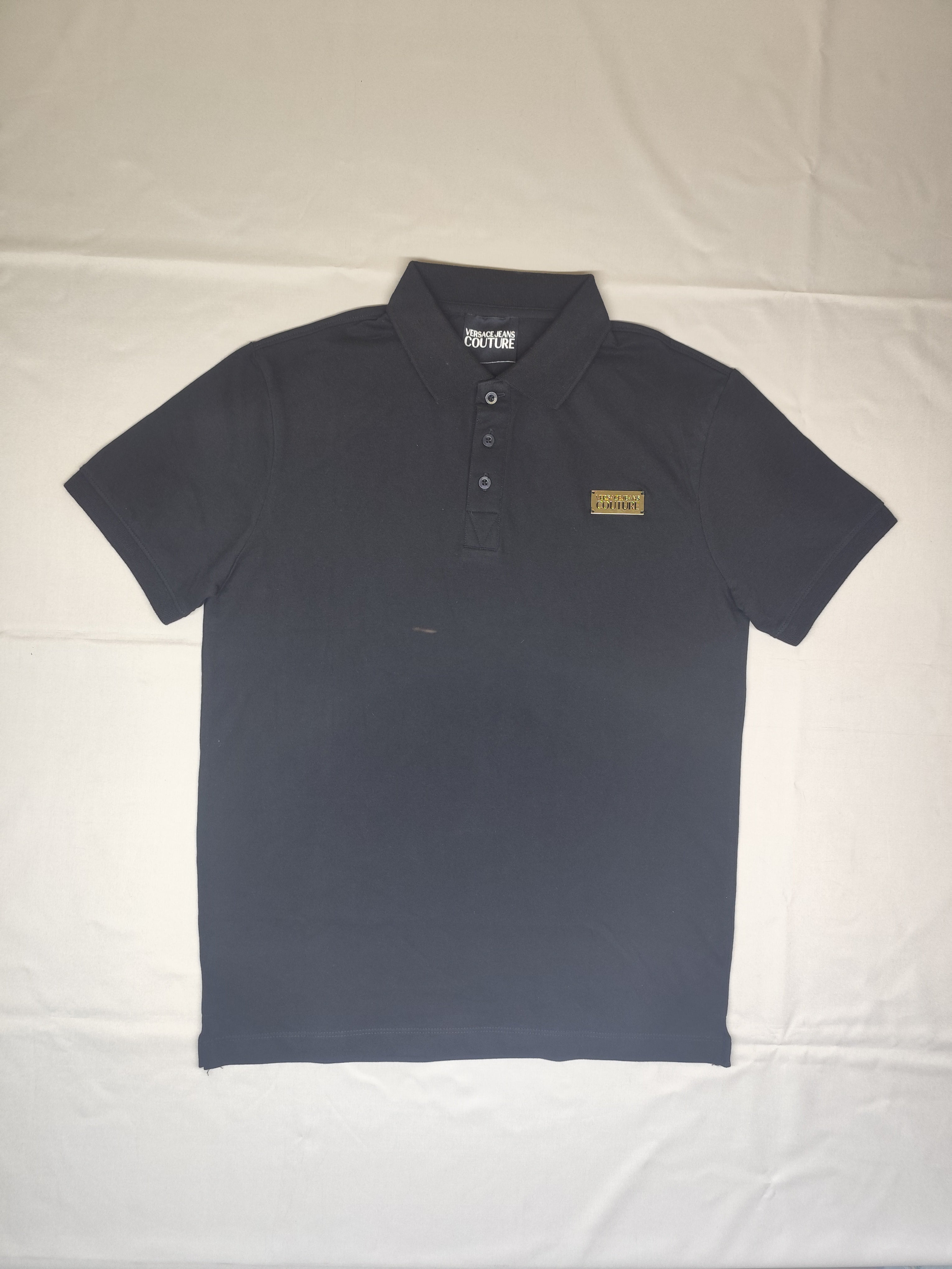 VERSACE-POLO T SHIRT-BLACK-1384-