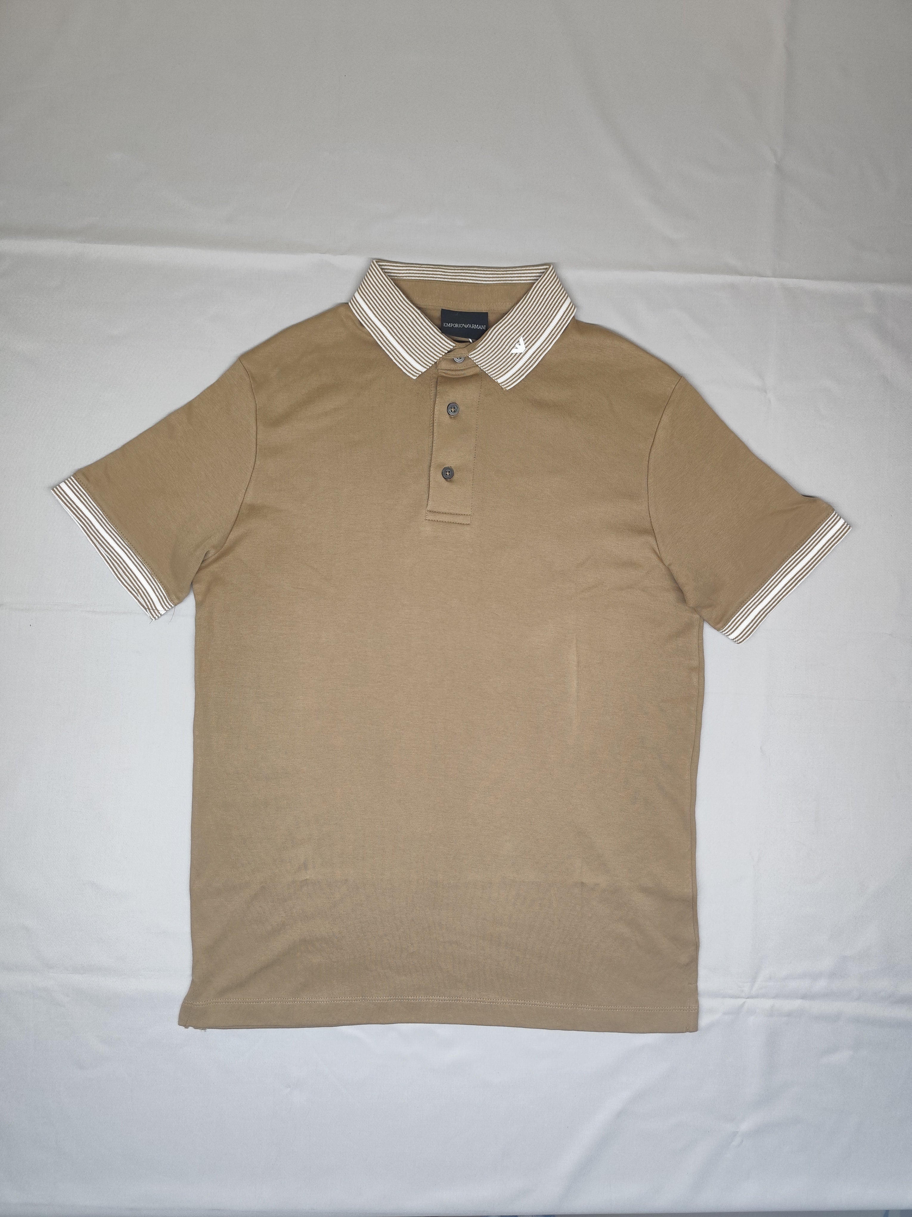 EMPORIO ARMANI-POLO T SHIRT-RUST-1383-