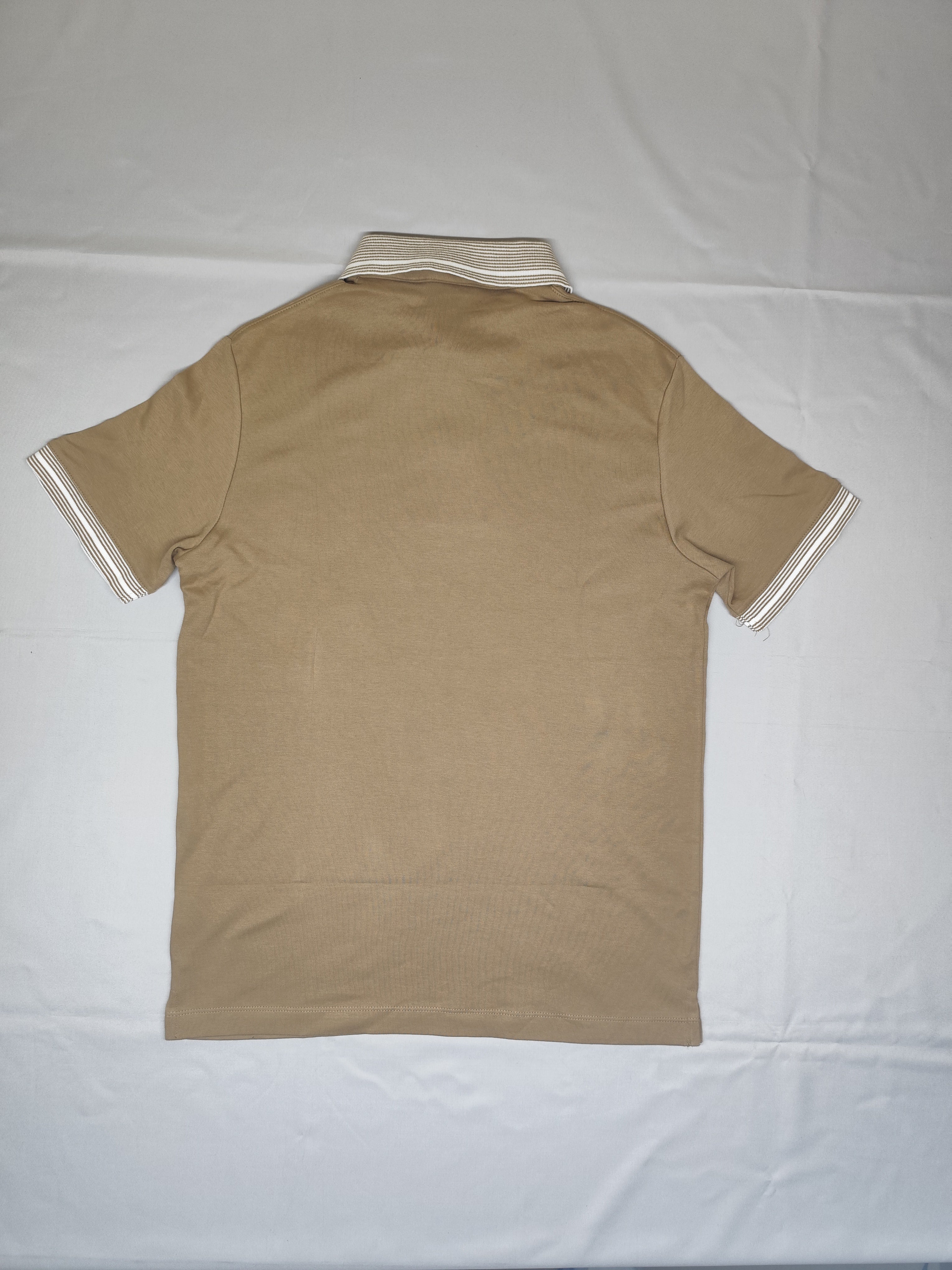 EMPORIO ARMANI-POLO T SHIRT-RUST-1383-