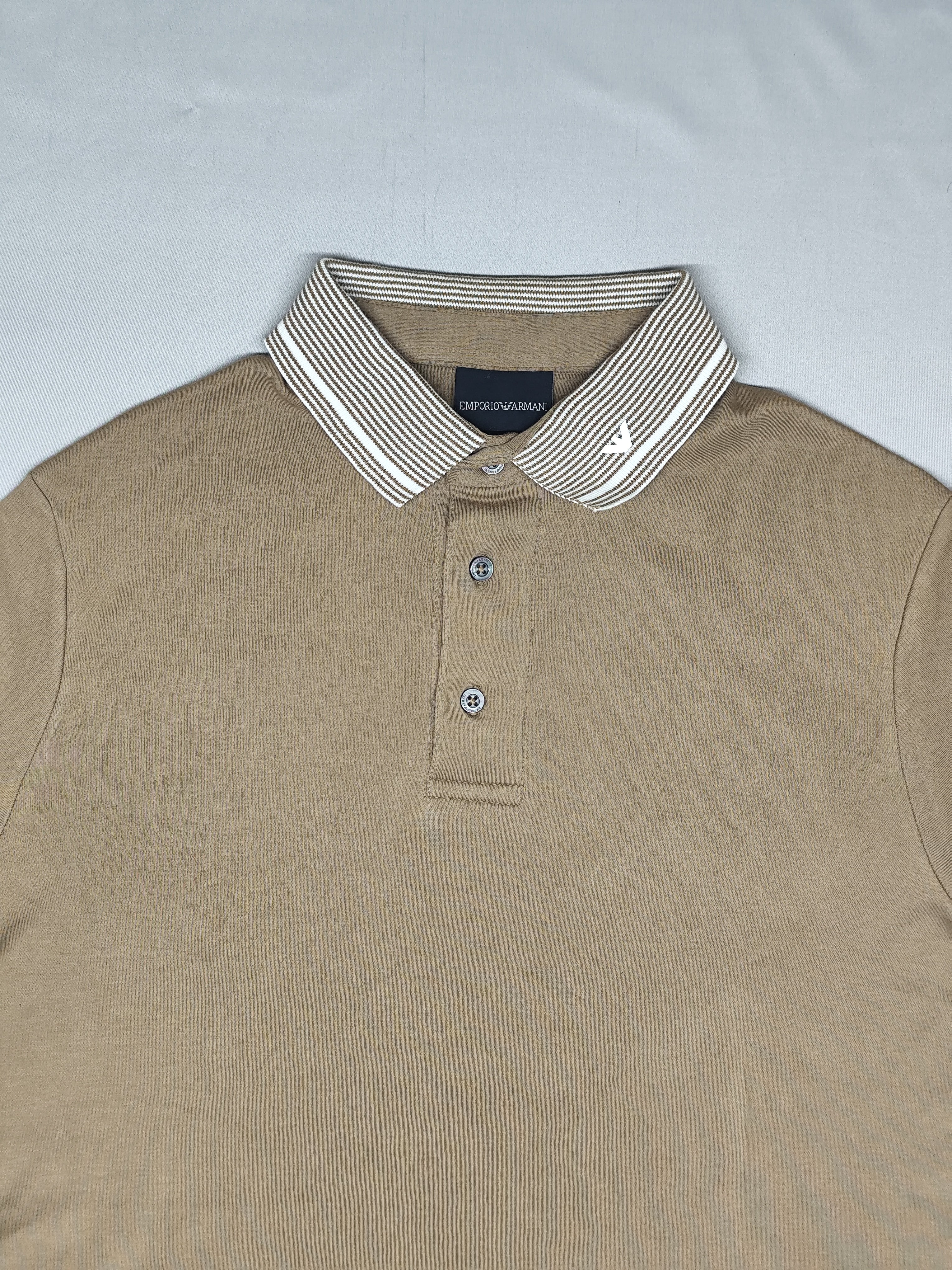 EMPORIO ARMANI-POLO T SHIRT-RUST-1383-