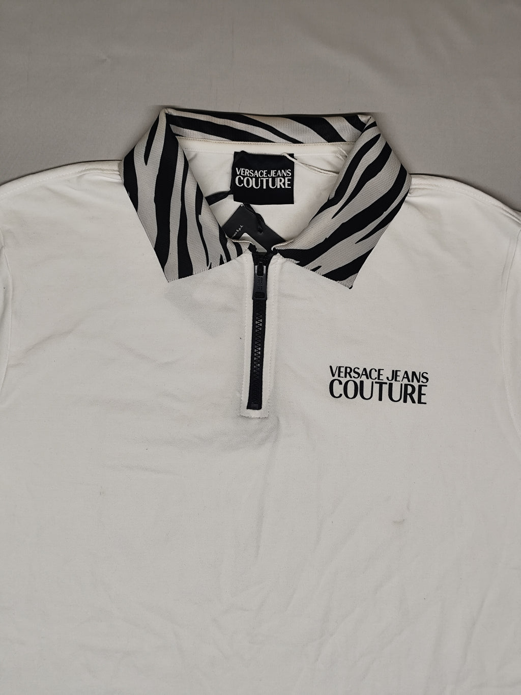 VERSACE-POLO T SHIRT-WHITE-1381-