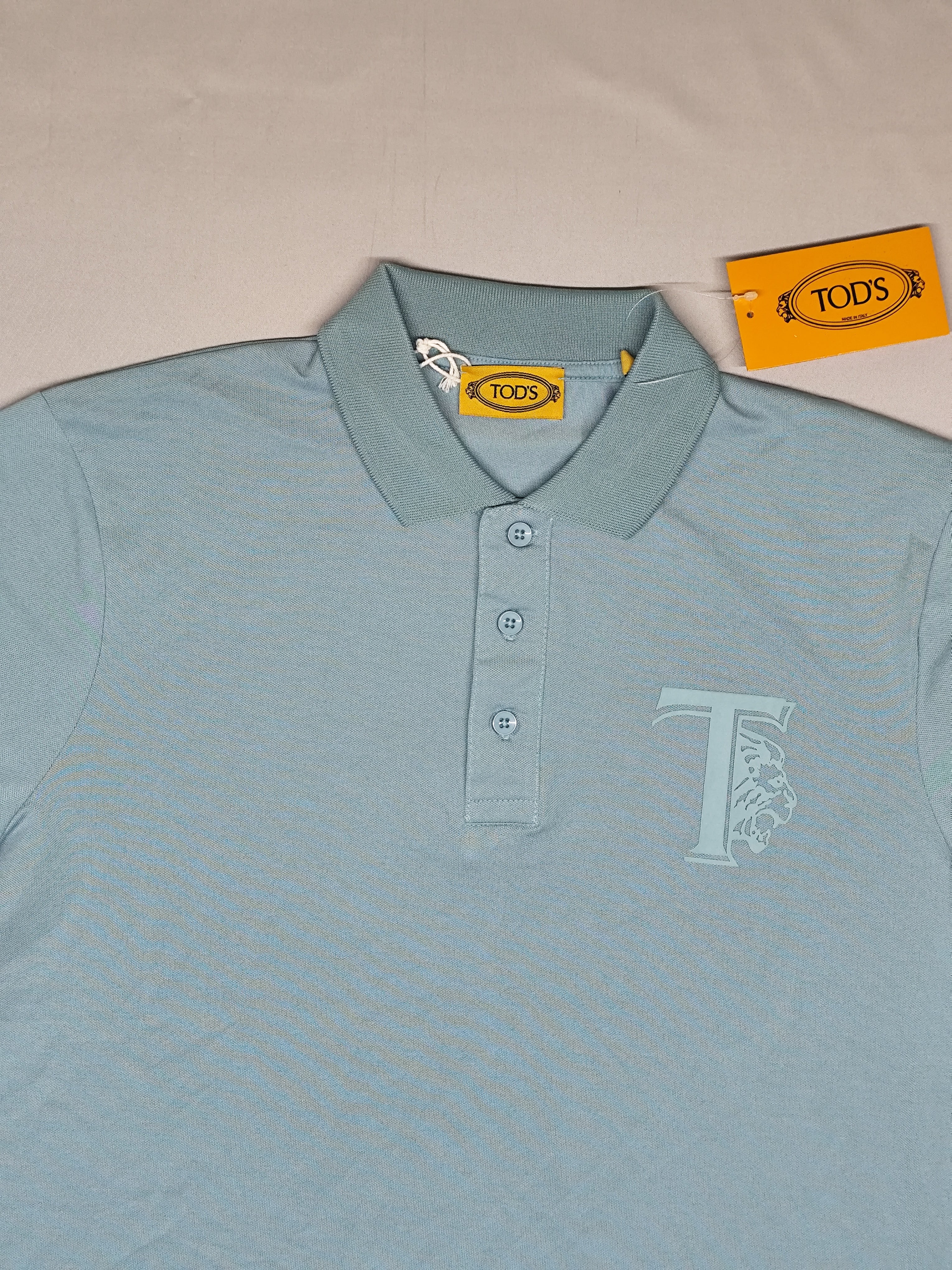 TODS-POLO T SHIRT-BLUE-1379-