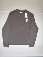 AMI-SWEAT SHIRT-CHARCOAL-1377-