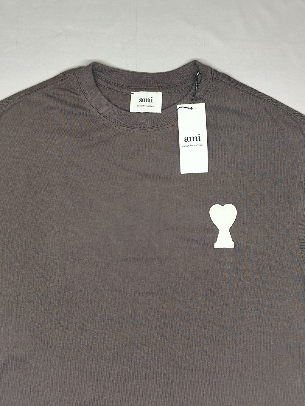 AMI-SWEAT SHIRT-CHARCOAL-1377-