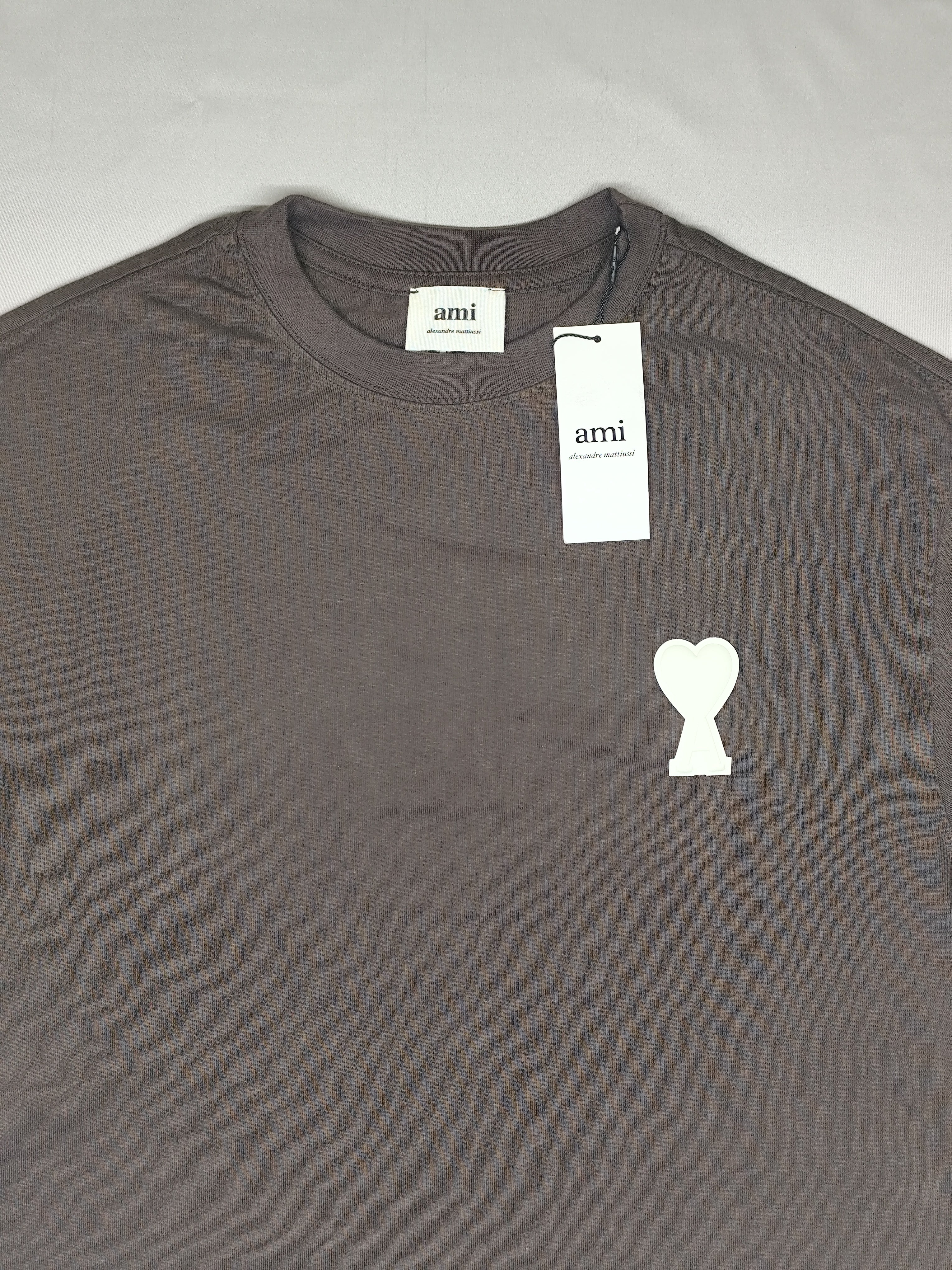 AMI-SWEAT SHIRT-CHARCOAL-1377-